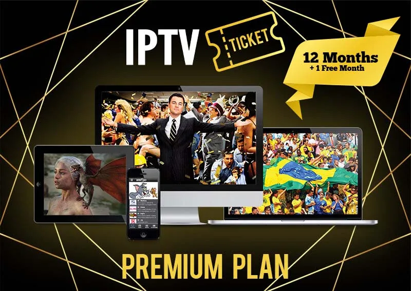 Premium Plan IPTV 12 months plan